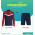 PACK ENFANT SWEAT DEMI-ZIP ET SHORT ICONIC