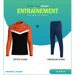 PACK ENFANT SWEAT DEMI-ZIP ET PANTALON ICONIC