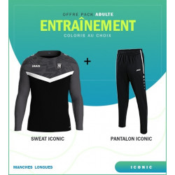 PACK ADULTE SWEAT COL ROND ET PANTALON ICONIC