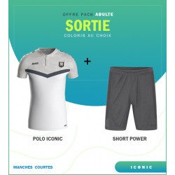 PACK ICONIC ADULTE POLO ET SHORT