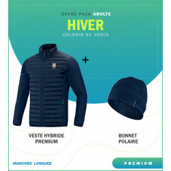 PACK HIVER VESTE ADULTE PREMIUM ET BONNET POLAIRE