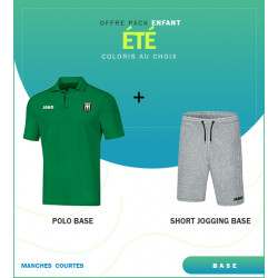 PACK ÉTÉ ENFANT POLO ET SHORT