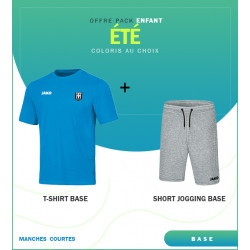 PACK ÉTÉ ENFANT TEE-SHIRT ET SHORT