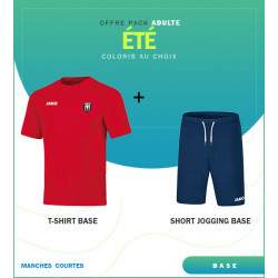 PACK ÉTÉ ADULTE TEE-SHIRT ET SHORT