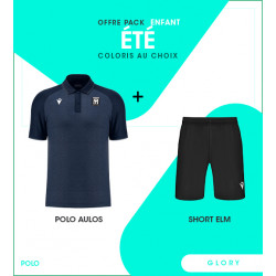 PACK ÉTÉ ENFANT POLO AULOS GLORY ET SHORT ELM