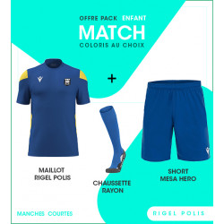 PACK MATCH ENFANT RIGEL POLIS