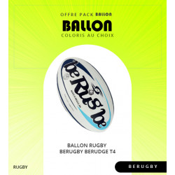 BALLON RUGBY BERUGBY BERUDGE T4